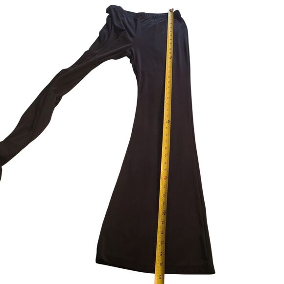 American Eagle Straight Leg Kick Boot PullOn Stretch Sz M Black Pants Minimalist - Picture 7 of 12